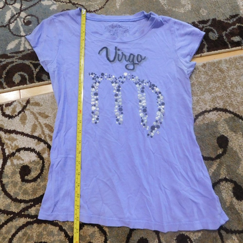 Rocker Girl Purple Virgo Tee Small